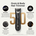 thumbnail image 6 of MANSCAPED® Trim & Snip 5.0 Includes The Lawn Mower® 5.0 ULTRA Men's Groin & Body Hair Trimmer, The Shears 3.0 5-Piece  Nail Grooming Kit, The Magic Mat® shaving mats, 6 of 7