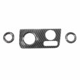 thumbnail image 3 of Ajuste de la cubierta de la perilla de acondicionamiento Abs de fibra de carbono del coche Compatible con Xpander 2022 2023, 3 of 5