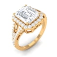 thumbnail image 4 of Rosec Jewels Statement Cubic Zirconia Engagement Ring - AAAA Quality, 10K Yellow Gold, US 9.50, 4 of 8
