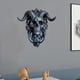 thumbnail image 4 of Figura de calavera de oveja para colgar en la pared, decoración gótica macabra de ovejas Grande, 4 of 9