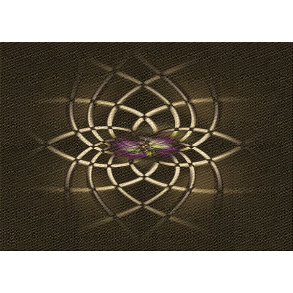 Ahgly Company Indoor Rectangle Patterned Red Dirt Brown Area Rugs, 3' x 5'