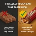 thumbnail image 6 of Dairy Free Chocolate Candy Bar with Caramel & Nougat – Vegan Chocolate Bar, Gluten Free, Kosher Parve – Tastes Like Milk Chocolate, Plant Based Candy Snack – Choco Munch Snack Bars (3), 6 of 7