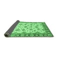 thumbnail image 2 of Ahgly Company Indoor Square Abstract Emerald Green Modern Area Rugs, 8' Square, 2 of 4