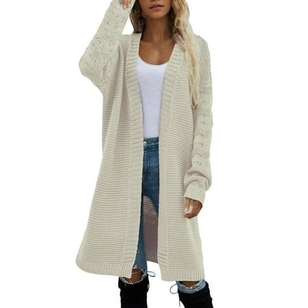 JJHGVB Cardigan Sweaters for Women Long Cardigan Fall Cardigans for Women Knit Sweater for Women Cardigan Women Womens Sweaters White 2XL