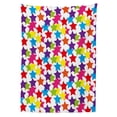 thumbnail image 3 of Ambesonne Rainbow Tablecloth Rectangular Table Cover, Funky Stars Room, 60"x90", Multicolor, 3 of 4
