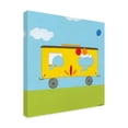 thumbnail image 2 of Trademark Fine Art 'Circus Train III' Canvas Art by June Erica Vess, 2 of 3