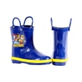 thumbnail image 3 of Botas Lluvias Niño Hule Plastico M-PW129503 Talla 17 cm Azul Rey, 3 of 5