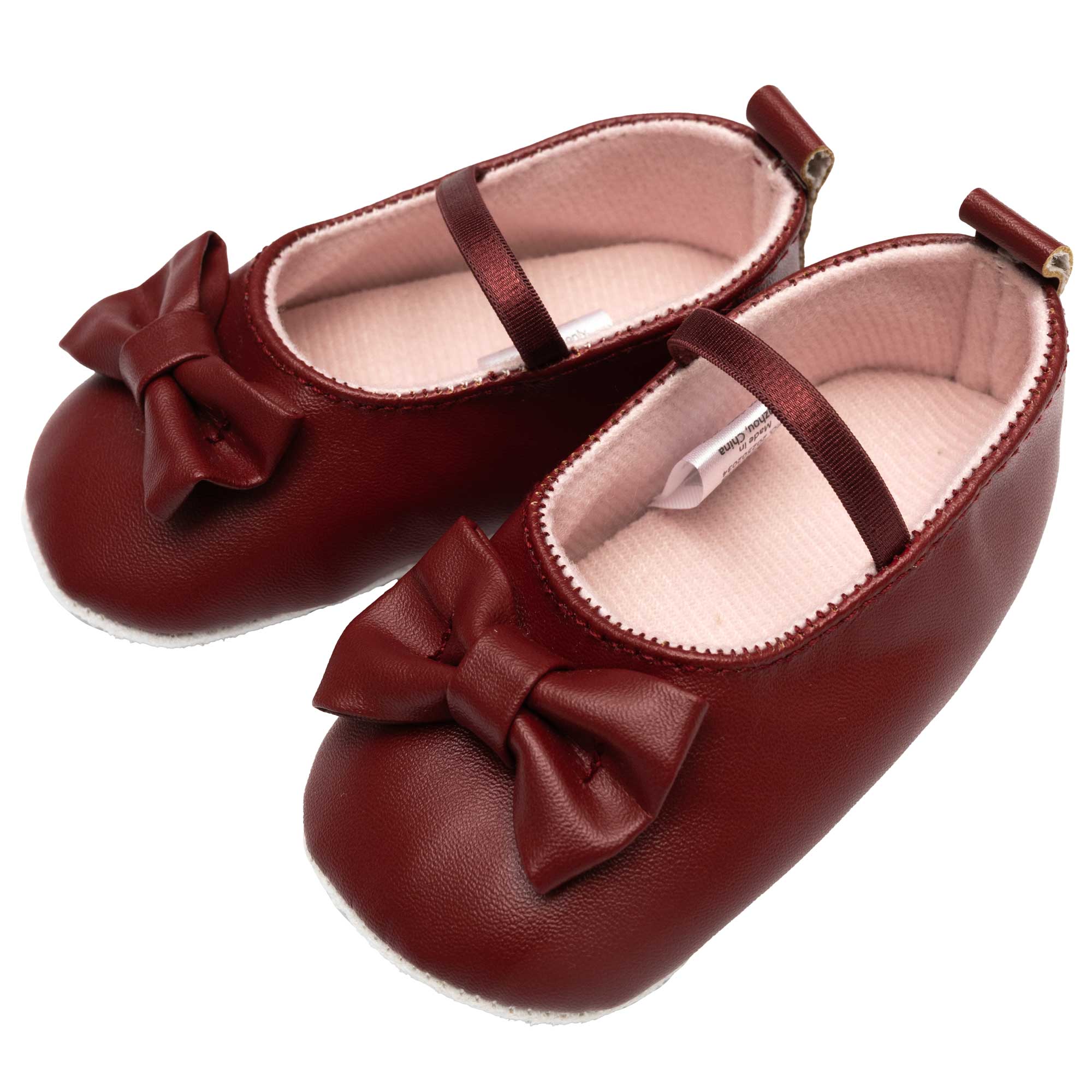 Hudson Baby Infant Girls Cotton Bodysuit, Pant and Shoe Set, Sweetheart Bows, 9-12 Months