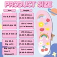 thumbnail image 4 of Plantillas para zapatos Sifemp Airtag Hidden Holder Kids Pink Rainbow, 4 of 7