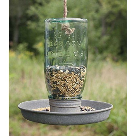 Hanging Mason Jar Bird Feeder Walmart Com