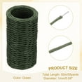 thumbnail image 2 of Uxcell 55 Yards Floral Bind Wire Wrap Twine, 1mm Floral Wire Vine Bind Wire Rustic Craft Wire for DIY Projects Flower Bouquet Making Wreath Gift Wrapping Wedding Decoration, Green, 2 of 7