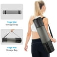 thumbnail image 5 of Yoga Mat 72.8" x 31.5" x 2/5 inch Thick With Strap and Bag, Extra Wide Workout Mat for Women and Men, Non Slip Exercise Mat for Home Outdoor Yoga, Pilates, Stretching, Floor & Fitness Workouts, 5 of 7