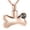 Rose Gold, variant on Bone Pet Cremation Jewelry for Ashes Urn Necklace Paw Print Pet Keepsake Jewelry for Pet/Dog's/Cat's Ashes Pendant