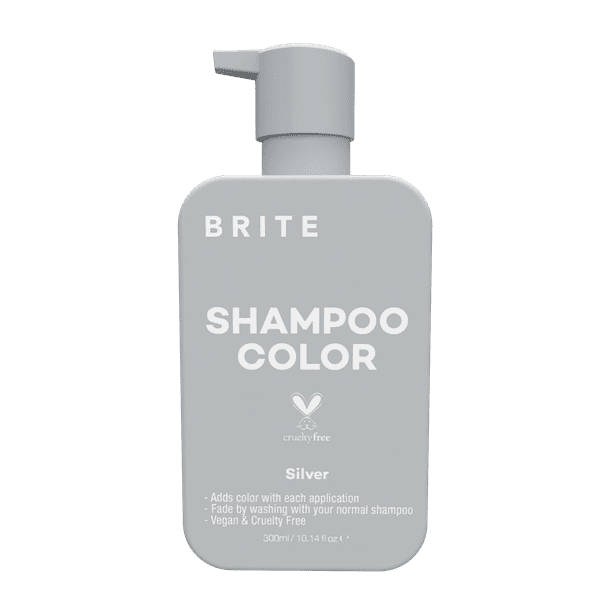 Brite Shampoo Color Wash in Silver, 10.14 fl oz