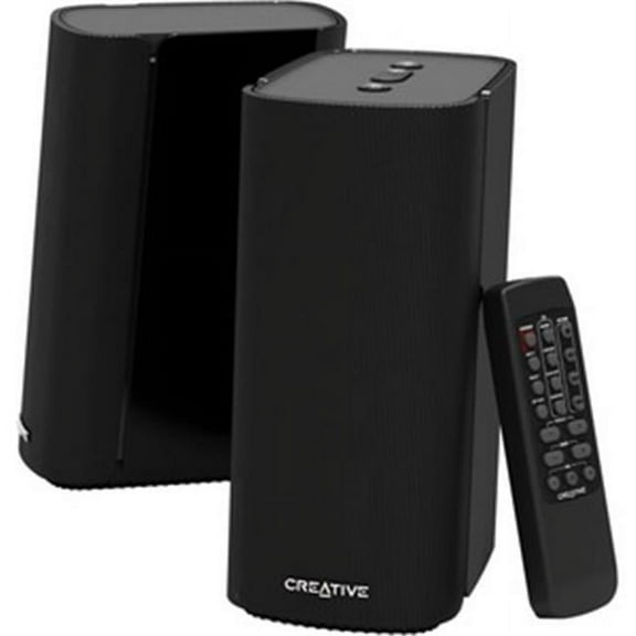 Creative Labs  T100 Stereo Computer Speakers - Black