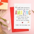 thumbnail image 5 of Cute Thank You Card for Kindest Person, Colorful Thank You Card with Envelope for Friends Family Lovely Appreciation Card for Teachers Classmates Graduation Bridal Shower$$Office, 5 of 7