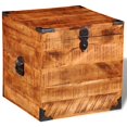 thumbnail image 2 of vidaXL Storage Chest Cubic Rough Mango Wood, 2 of 5