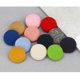 thumbnail image 4 of Xiao Hua Botones de felpa, 50 piezas, 24L, rojo oscuro, cierres de costura, juego de botones para tela, botones decorativos y para manualidades, cierres de tela reutilizables con poliéster y metal., 4 of 5