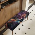thumbnail image 3 of Whosucclay Wolf Galaxy Forest Print Dining Room Bench Covers Non-Slip Bench Chair Slipcovers Dust Proof Bench Seat Cushion Slipcovers Removable Bench Protectors for Wedding, Hotel, Party, 3 of 7