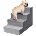 thumbnail image 1 of Escaleras para Perros Heeyoo de 4 Peldaños, 46 cm de Altura, Antideslizantes, Color Gris, 1 of 7