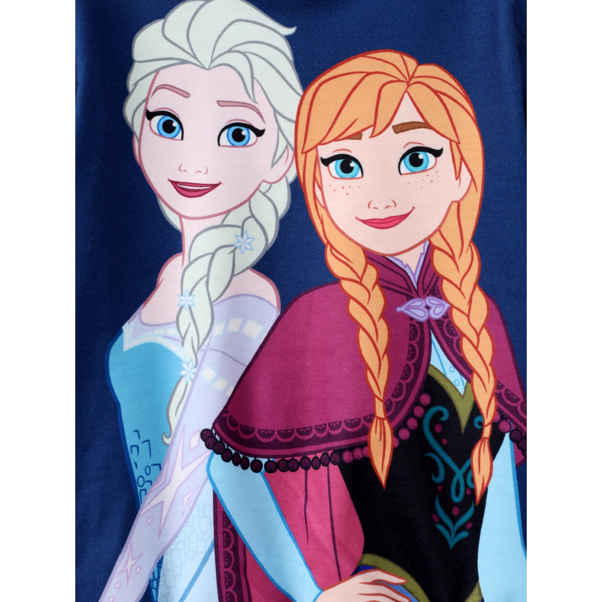 Disney Frozen Toddler Girls 2pcs Elsa Anna Floral Flutter Sleeve Sweatshirt with Leggings 2 Pieces Outfit Sets Sizes 2-6