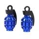 thumbnail image 1 of 2x Metal Válvula De Neumático Rueda Azul, 1 of 9