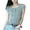 Gray-08, variant on Mittory Summer Tops for Women Slim Fit Cropped Henley T-Shirt Casual Short Sleeve Blouse Cute Going Out Tees