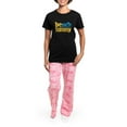 thumbnail image 4 of CafePress - Beach Sunny Pajamas - Women's Short Sleeve Print T-Shirt and Pants Dark Cotton Pajama Set, 4 of 7