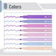 thumbnail image 2 of WWS-- Aesthetic Highlighters, 8 Pack, Chisel Tip, Shades of Purple, Cute Highlighters Assorted Colors, Highlighter Set, 2 of 4