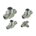 thumbnail image 5 of 304 Stainless Steel Pipe Fitting Tee Elbow 4 Way 1/8 1/4 3/8 1/2 Female Male Thread High Pressure Air Adapter Coupler Connector, 5 of 5