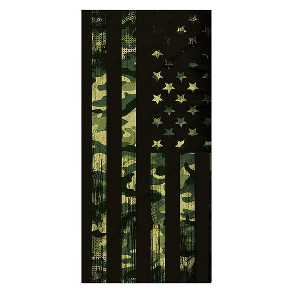 PHIGZNT Large Oversized Beach Towel - 4th of July Velour Cotton Print 30 x 70 Inch Blue Red Striped Sand Free Pool Towel, Big Summer Mens Swim Cabana Towel