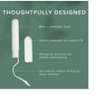 thumbnail image 4 of Veeda 100% Natural Cotton Tampons - Regular Absorbency with leak proof protection - Compact BPA-Free Applicator - Unscented & Free from Chlorine, Toxin - 16 Count, 4 of 6