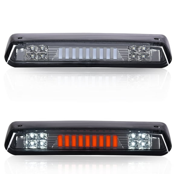 PIT66 LED 3rd Brake Light, Fit for 2004-2008 Ford F150 I Type Led Bar High Mount Stop Light Rear Tail Cargo Lamps Clear Lens Chrome Housing