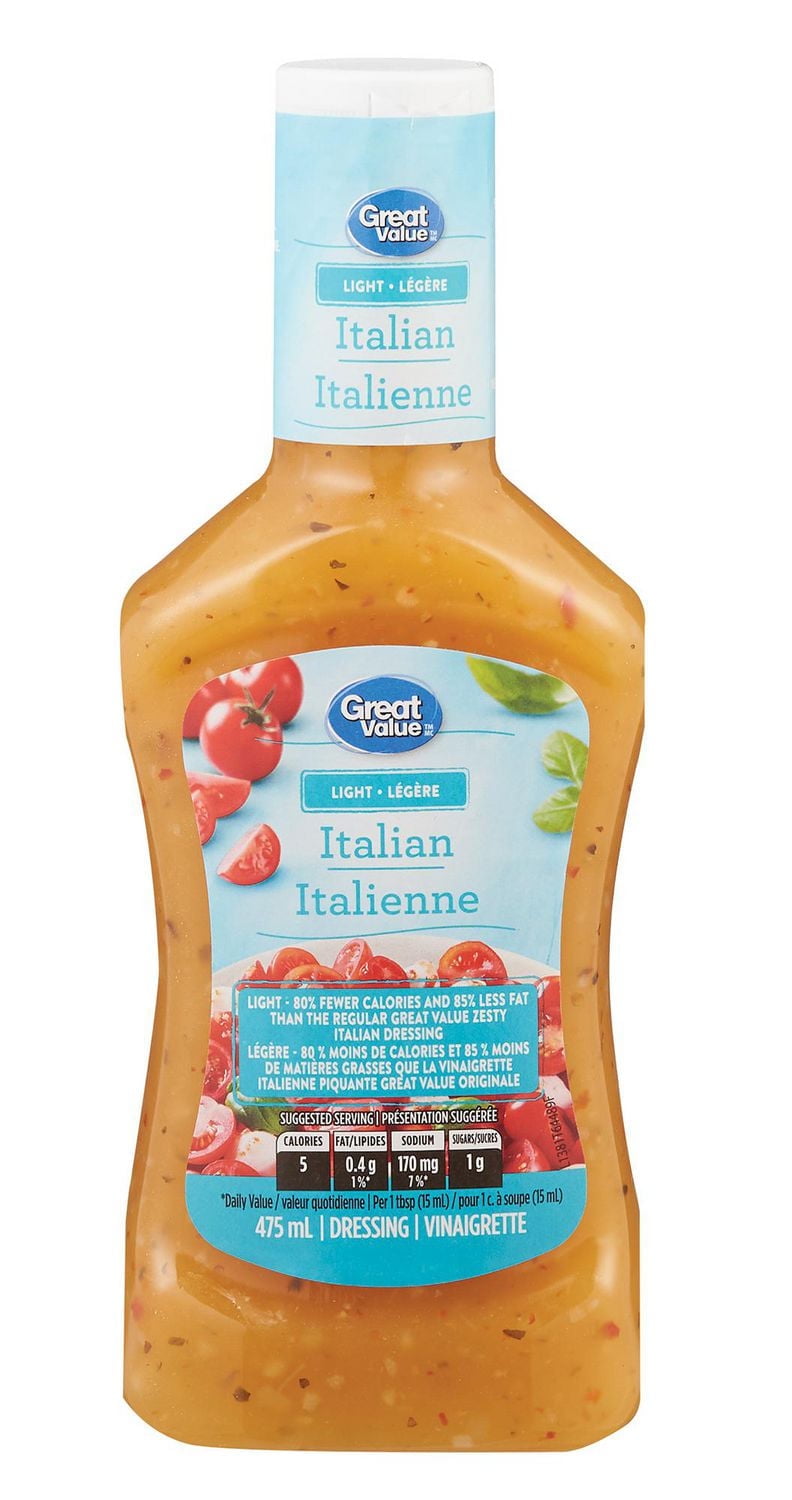 Great Value Calorie-Reduced Zesty Italian Dressing