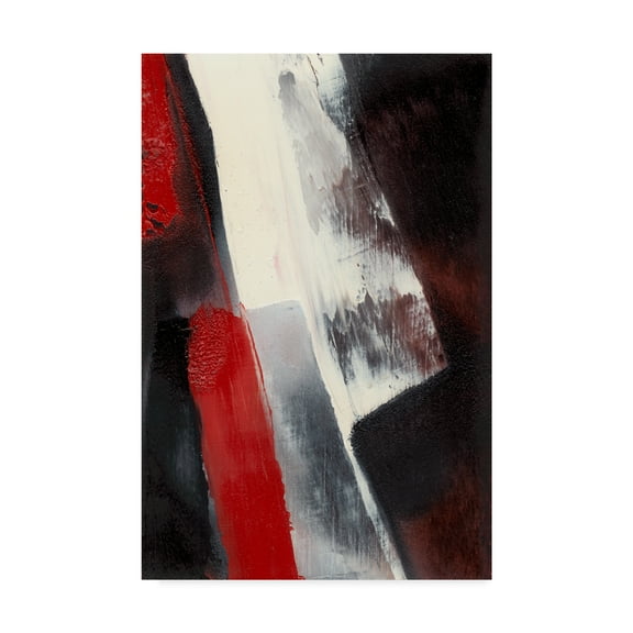 Trademark Fine Art 'Red Streak I' Canvas Art by Sharon Gordon