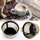 thumbnail image 1 of Filtros de café en forma de cono para taza, filtro de café, cesta de filtro de café de acero inoxidable, filtro de café de alta capacidad, 1 of 12