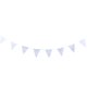 thumbnail image 1 of Banderines triangulares de 10 metros que cuelgan banderines para decoración de banquetes de boda, 1 of 8