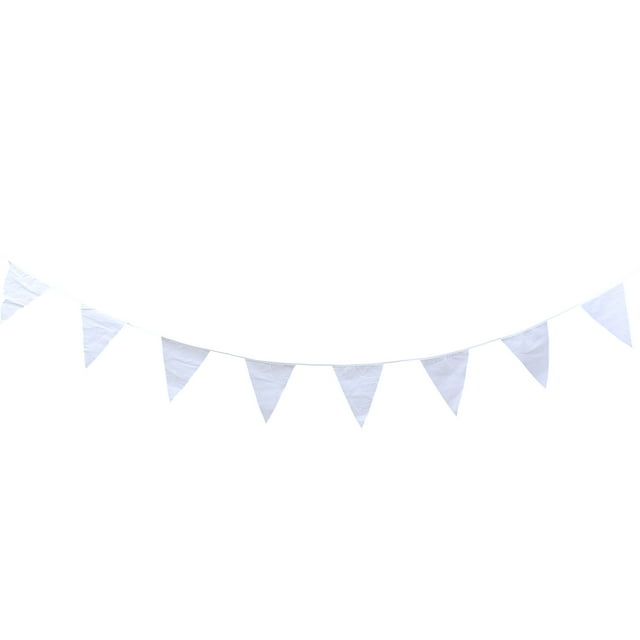Banderines triangulares de 10 metros que cuelgan banderines para decoración de banquetes de boda