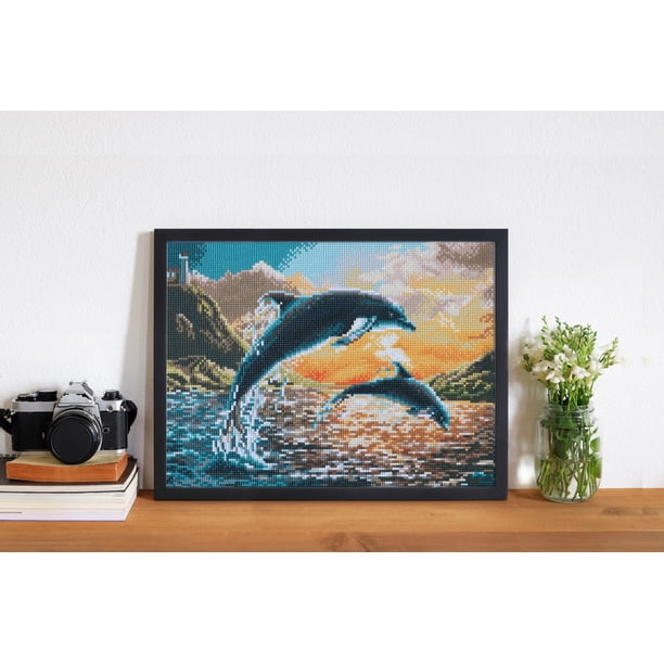 DIAMOND DOTZ® Dolphin Sunset Special Edition Diamond Painting Kit
