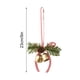 thumbnail image 3 of Fiudx Adorno Navideño Natural con Forma de Lazo, Diseño de Colgante Pequeño, Decoración Festiva para El Hogar, Ambiente Festivo Vibrante, Uso En La Oficina y En Familia, Accesorio Reutilizable, 1 Pie, 3 of 3