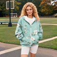 thumbnail image 7 of Bovemsi Sweatshirt for Women Fashion Spring Autumn Casual Long Sleeve Hoodies Sweatshirts Top Zip Up Hoodie, 7 of 7