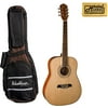 Oscar Schmidt 3/4 Size Acoustic Guitar, Left Hand, Spruce Top,W/ Bag OG1LH BAG