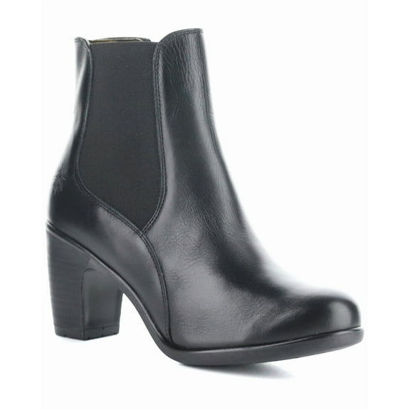 FLY London Koll Leather Boot, 39, Black