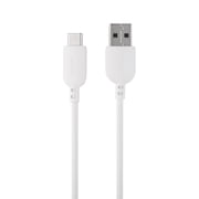 onn USB-C to USB-A Charging Cable, 6 ft, USB-IF Certified, for iPhone 15/16/17 and Galaxy Devices, White