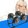 thumbnail image 2 of Dumbbell Rack Barbell Storage Stand Equipment Weight Lifting kettlebell hanging S Black, 2 of 9