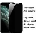thumbnail image 3 of LSKJGA-2 Pack 360 Degree Privacy Tempered Glass Suit for iPhone 11 Pro Max/iPhone XS Max Anti-Spy 4 Directions Screen Protector Film 4 Sides Anti-Peeping 9H Hardness Anti-scratch 6.5 inch, 3 of 4