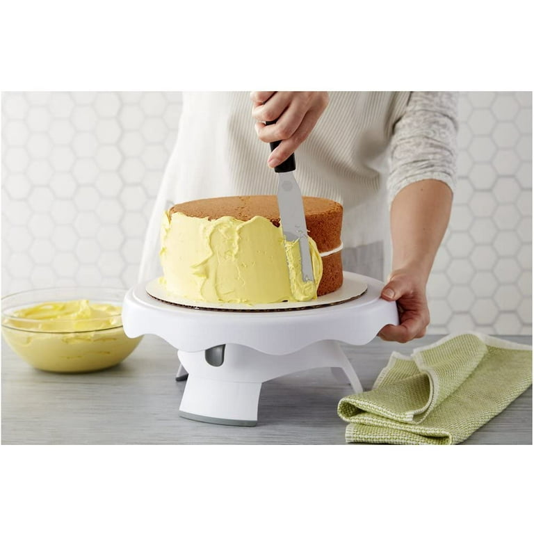 Wilton Cake Turntable Stand, High and Low Spinning, Plastic, 12.7 in. 
