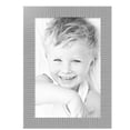 thumbnail image 2 of ArtToFrames 20" x 30" Steel Ripple Brushed Picture Frame, 20x30 inch Silver Wood Poster Frame (WOM-5269),  Pack, 2 of 7