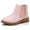 Pink Suede, variant on HARVEST LAND Little/Big Girls Glitter Ankle Boots Kids Chelsea Elastic Dress Booties for Toddler