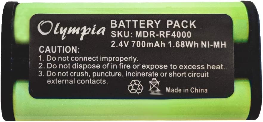 Batterie Vhbw Pour Casque Sony BP-HP550-11 - 700mAh, 2.4V, NiMH, Rechargeable